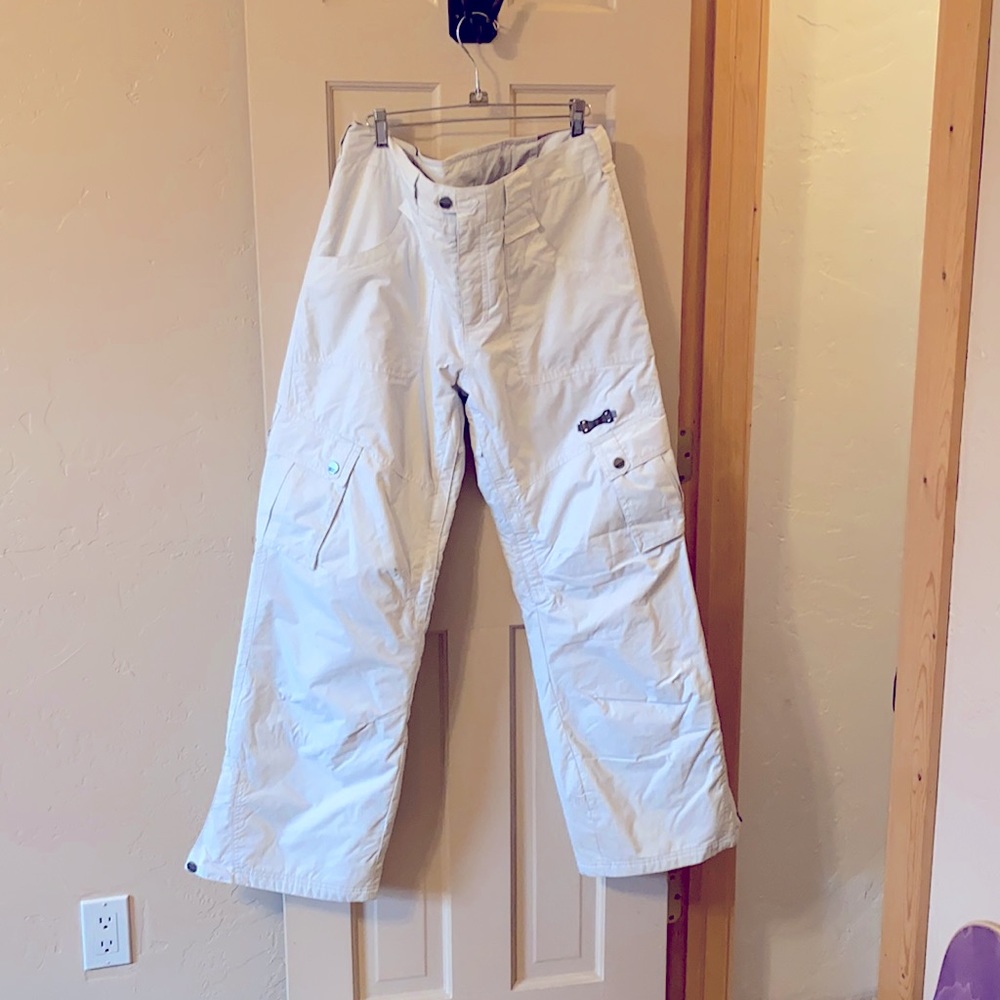 Sims White Snowboard/Ski Pants Large